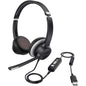 Casca call center USB Soulsens BH328A, microfon cu anulate a zgomotului, sunet clar, confortabile, 3.5 mm, pentru PC, telefon, apeluri Skype, videoconferinta