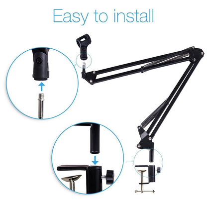 Brat cu menghina cu suport microfon , Profesional , Adjustabil