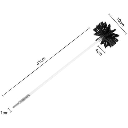 Kit de curatare cos de fum, pentru horn, cu perie, asamblare usoara, pentru sobe, centrale termice, seminee, 6m