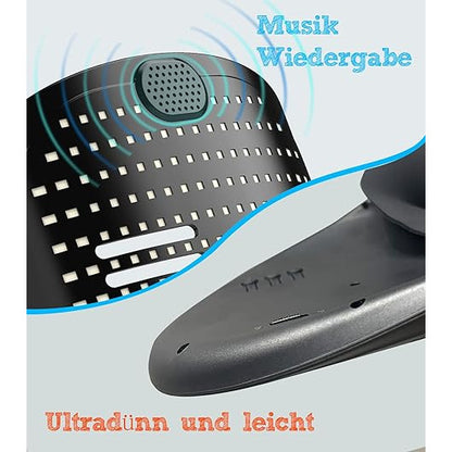 Masca Halloween LED inteligenta cu 60 de imagini, schimbare imagine prin gesturi, cu acumulator, negru