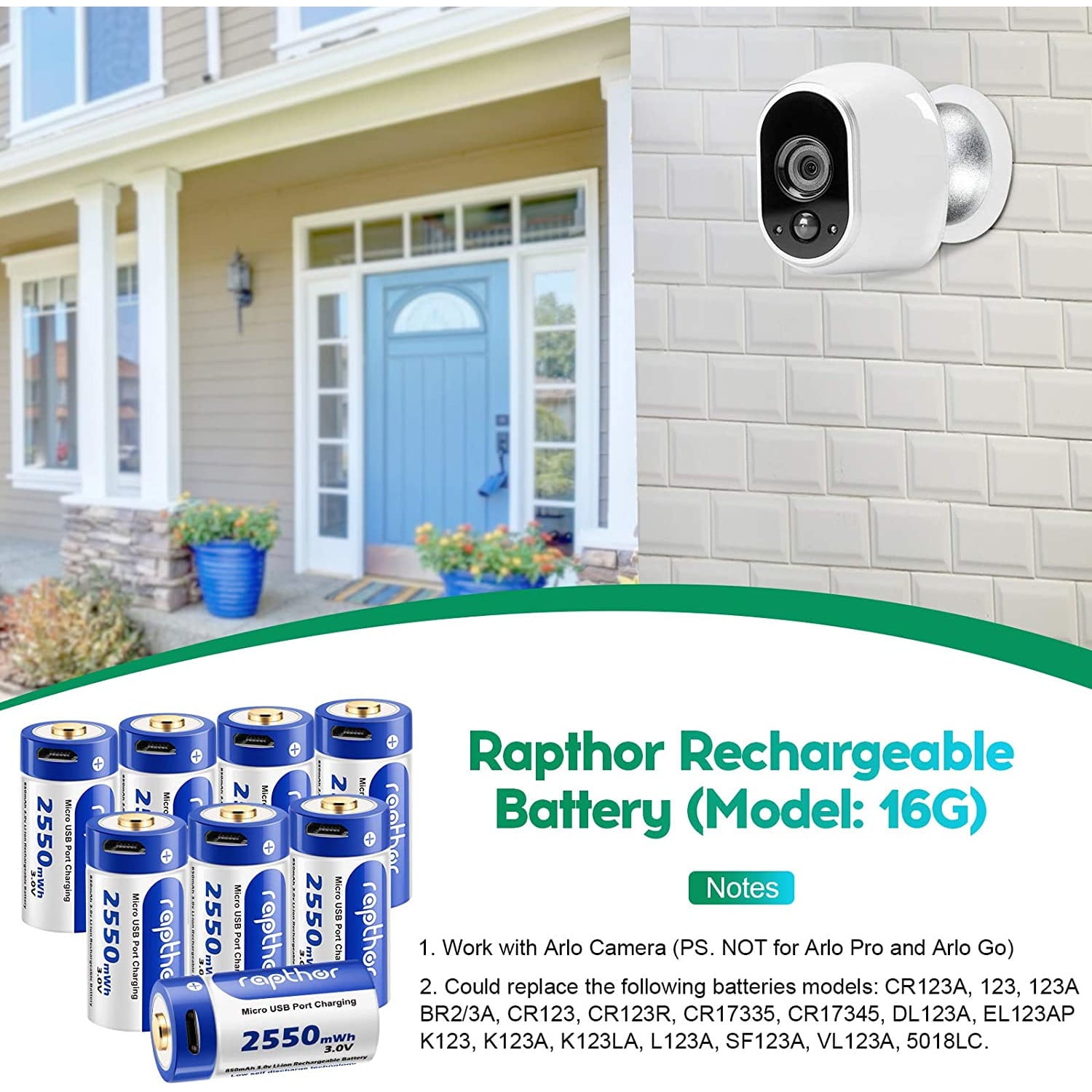 Set de 4 acumulatori 850 mAh, inlocuiesc CR123A, 123, 123A, BR2/3A, CR123, CR123R, CR17345, DL123A, EL123AP, K123, K123A, K123LA, L123A, SF123A, VL123A, 5018LC, cu port USB si LED indicator