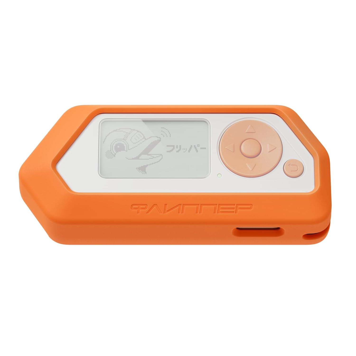 Husa de protectie din silicon Soft Touch pentru Flipper Zero, anti-soc si anti-zgarieturi, acces complet la porturi USB-C/GPIO/microSD/IR, design ergonomic antiderapant, portocaliu