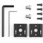 Set 2 adaptor cold shoe cu filet de 1/4 inch, imbusuri, suruburi 1/4 inch si suruburi 2.5, pentru camera cage, blit, monitor, trepied, camera video DSLR, Smallrig 2060