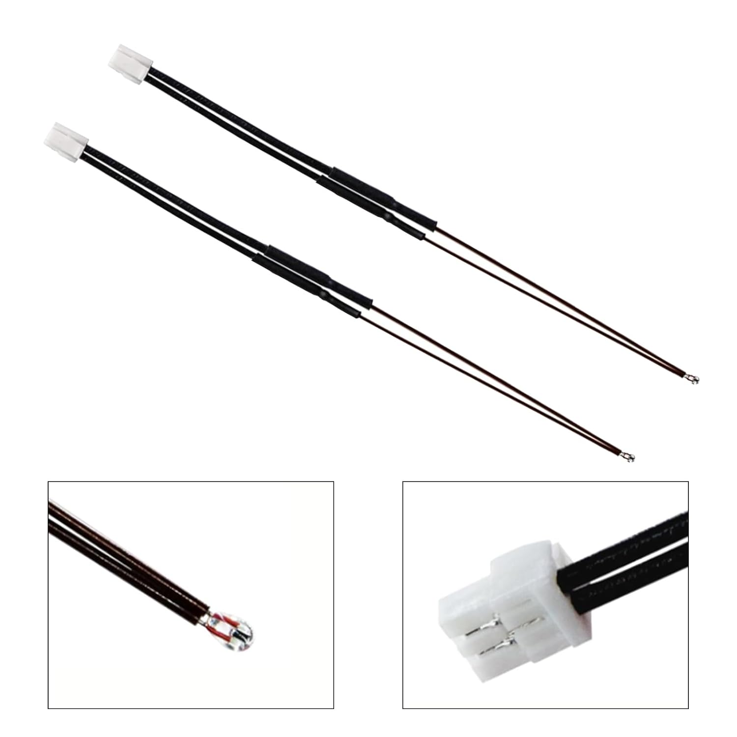 Set 2 incalzitoare ceramice 24V 48W pentru imprimanta 3D Bambu Lab X1 / X1C si 2 termistori temperatura