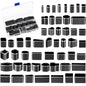 Set 52 matrite perforare piele, perforatoare metalice de diferite forme, usor de utilizat, pentru mercerie