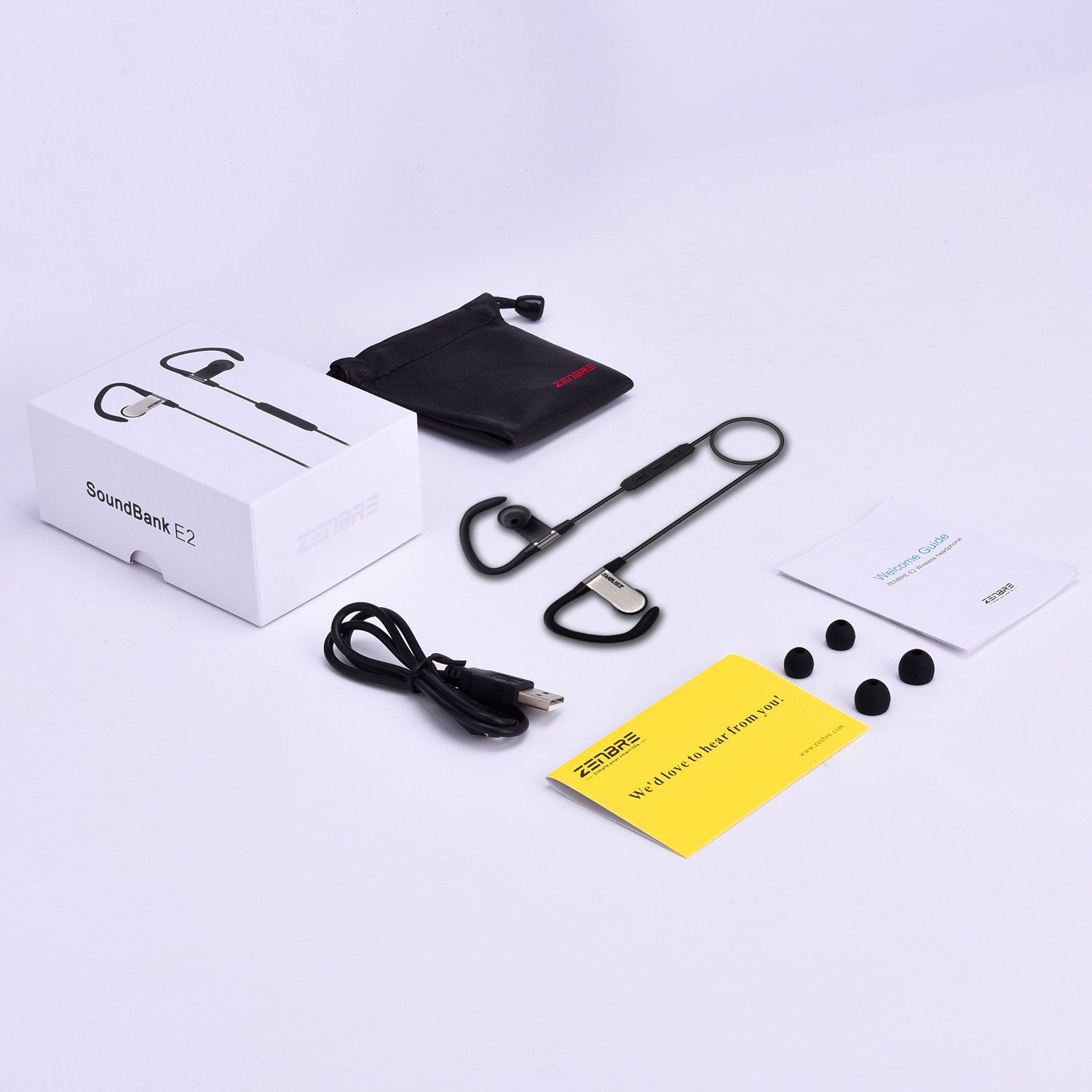 Casti bluetooth 4.1 wireless , ZENBRE E2 , microfon incorporat
