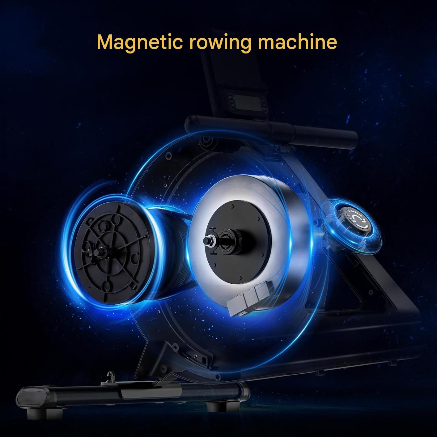 Aparat de vaslit magnetic LABGREY pliabil, Bluetooth, 8 niveluri rezistenta, ultra-silentios, stabil, capacitate 158 kg – pentru acasa
