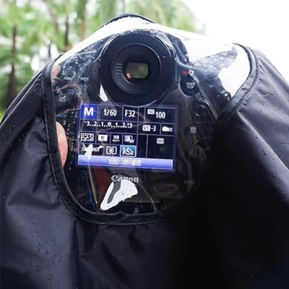 Husa antiploaie pentru aparate DSLR foto-video de dimensiuni medii si mari Canon 700D 650D 550D 1500D 3000D, Nikon D750 D7500 D7000 D5600 D5500 D90 D80