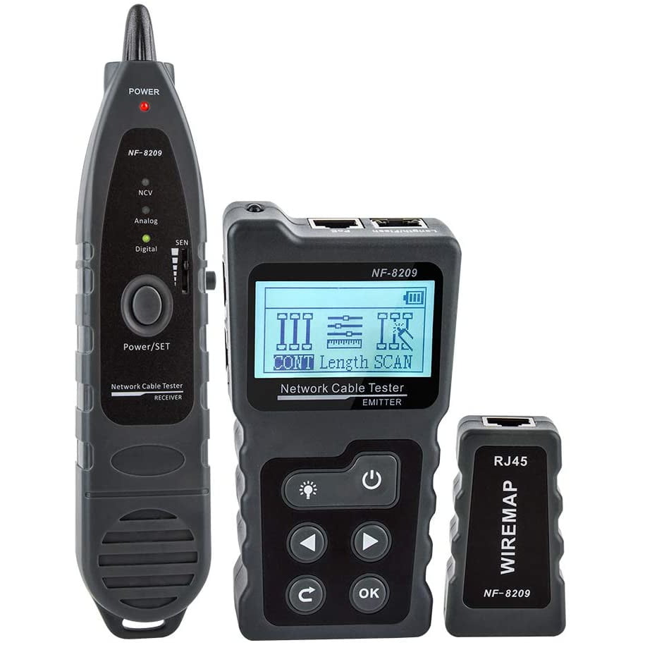 Tester de retea,tensiune si curent de testare a cablului de retea PoE LCD multifunctional