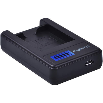 Set de 2 acumulatori NB-11L/NB-11LH 900 mAh cu incarcator LCD compatibil cu Canon PowerShot A2300, A2400, A2500 A2600, A3400, A3500, A4000 is, ELPH 110, 115, 130, 220, 320, 340