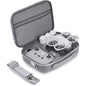 Husa de protectie pentru drona DJI Neo Fly More Combo, BRDRC Neo Bag, compatibila controler RC-N3, compartimente pentru accesorii, rezistenta la apa si socuri, curea de umar, gri
