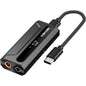 Amplificator casti MECHEN AP10 DAC portabil cu ES9028Q2M + ES9603Q, suport 384kHz/DSD256, iesiri 3.5mm si 4.4mm balanced, USB-C, compatibil Android/iOS/Windows/macOS, OLED 0.87”, SNR 120dB, Hi-Res Audio pentru telefon, PC si laptop