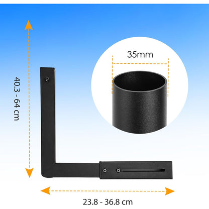 Suport antena Starlink Gen 3, montura reglabila 90-180, metal, negru