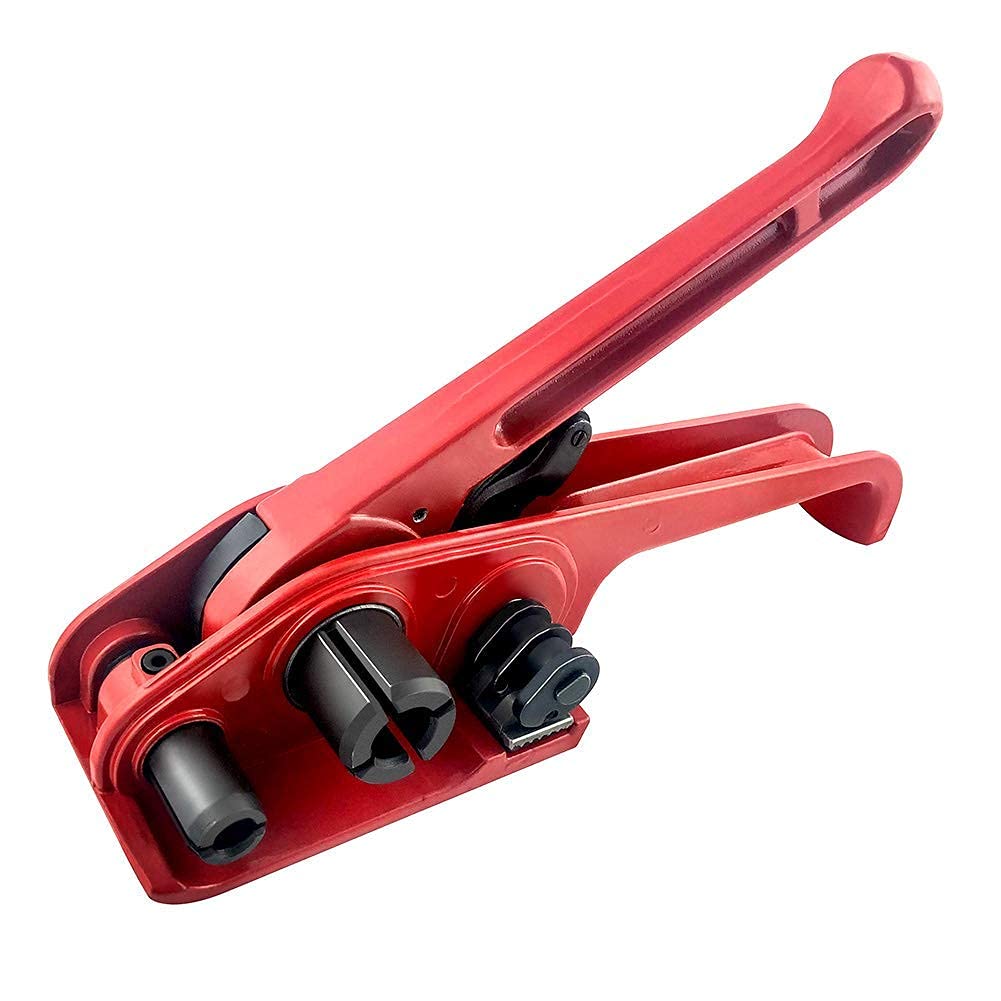 Tensioner pentru legat banda PES PP PET de 13 - 19 mm, aparat de intins banda, din metal, QWORK