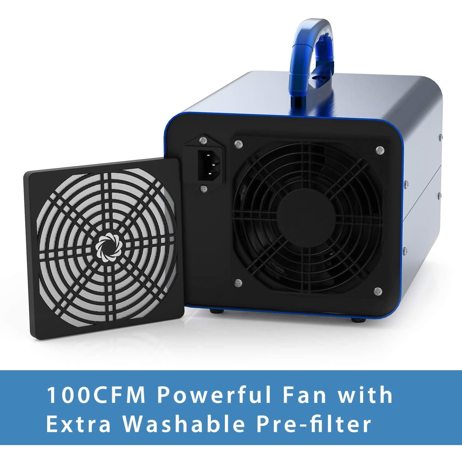 Generator de ozon profesional, 10.000 mg/h, reglabil, cu ecran LCD si temporizator, sterilizator pentru casa, birou, masina, restaurant