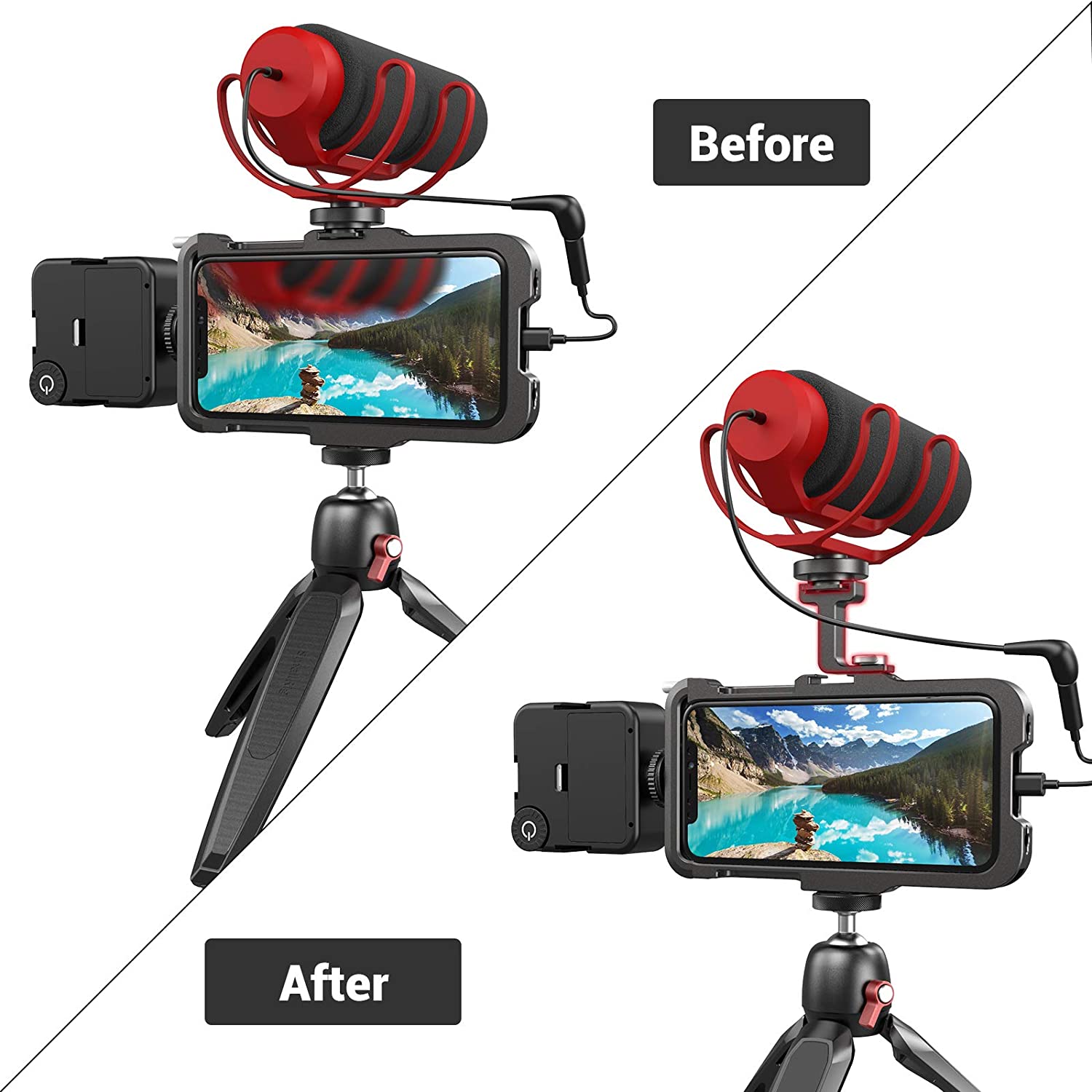 Adaptor Patina cu Surub SmallRig BUC2637, cold shoe, extender vertical pentru camere foto-video