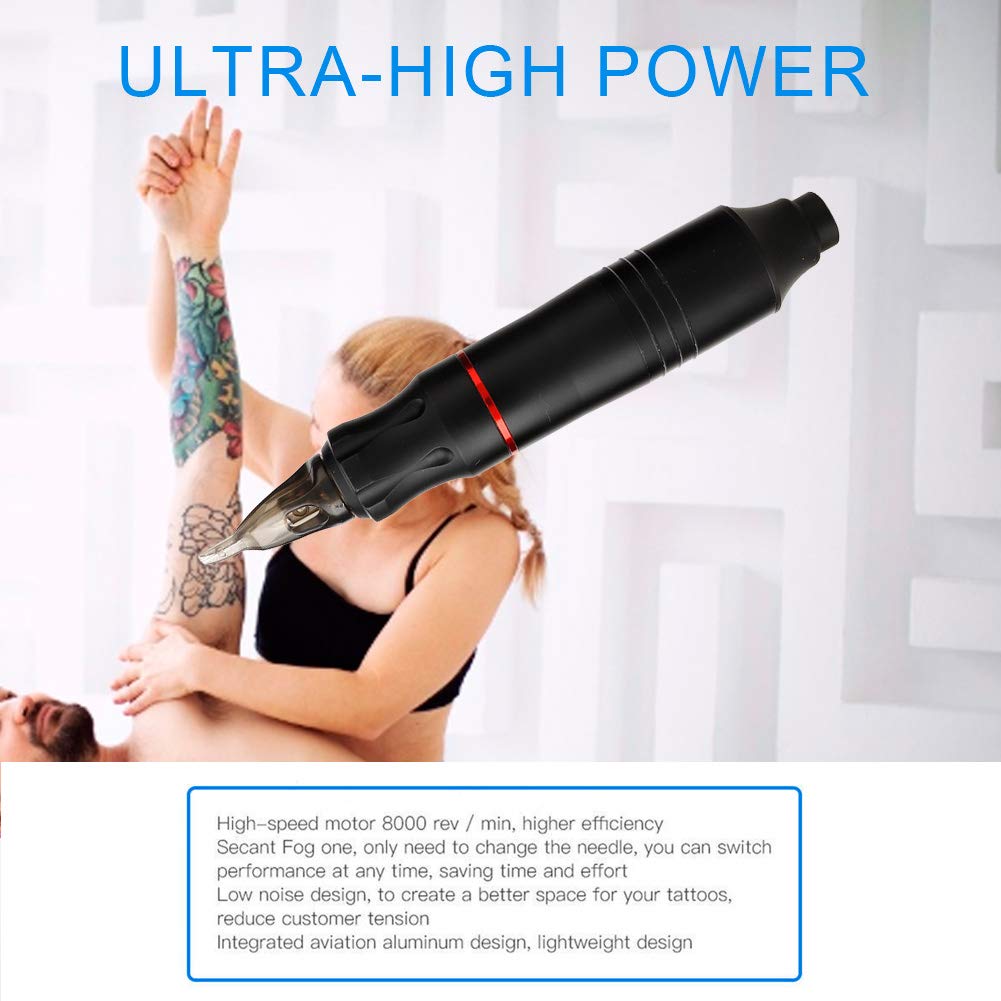 Aparat de tatuaj profesional rotativ tip stilou, design ergonomic, de mare viteza