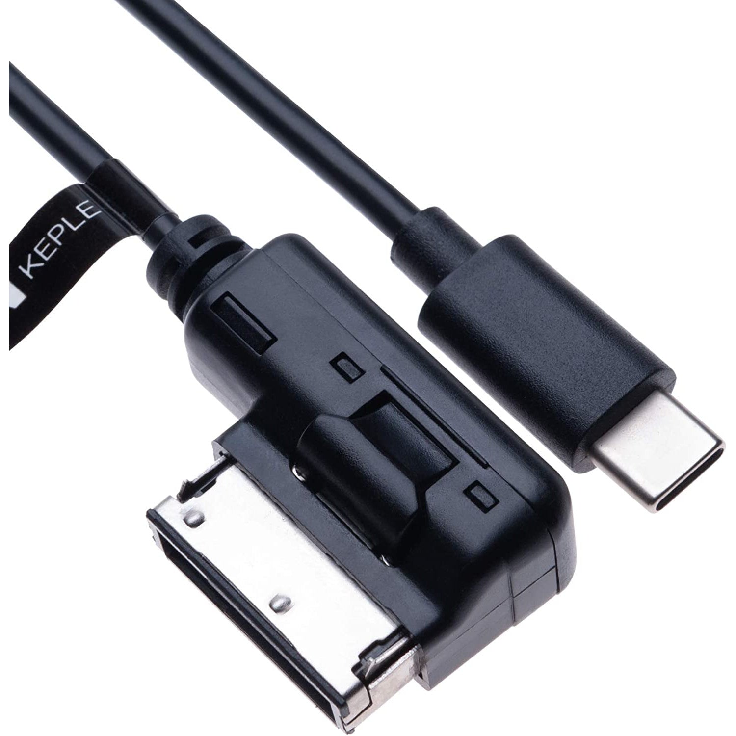Adaptor audio de la AMI la USB C, de 1 m, compatibil cu Audi A3, A4, S4, A5, S5, S6, A8, S8, A8-L, Q3, Q5, Q7, TT, R8, VW Jeta, Golf Mk6, Tiguan Touareg Wagon Skoda Seat