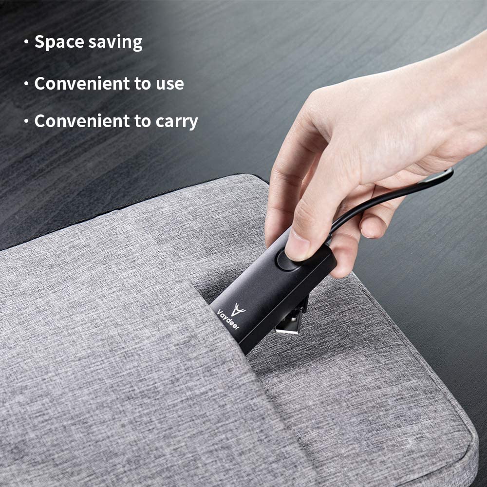 Mouse Jiggler , Vaydeer, Plug and Play USB, cu buton pornire oprire, simuleaza miscarea mouse-ului, negru