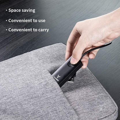 Mouse Jiggler , Vaydeer, Plug and Play USB, cu buton pornire oprire, simuleaza miscarea mouse-ului, negru