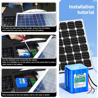 Acumulator 12.6V 7800 mAh, baterie Li-ion cu incarcator, mufe si cablu alimentare mama/tata, suporta incarcare de la panou solar, pentru RC, camere wireless, camere supraveghere, playere portabile, benzi LED, drone, router wireless