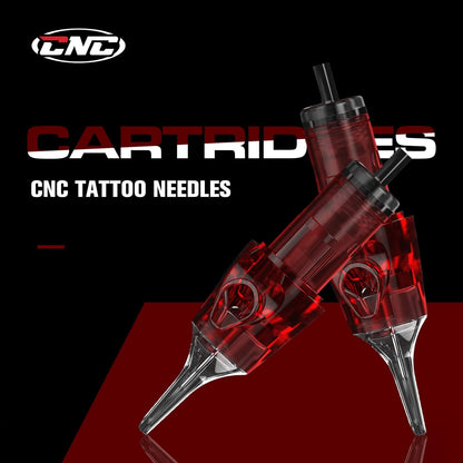 Set 40 ace de tatuat tip cartus, de 4 tipuri 1003RL, 1005RL, 1007RL, 1009RL, din otel inoxidabil 316, pentru linii, contur, umplere, EN04X-40KIT-DD