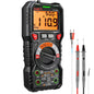 Multimetru digital CAT III 1000V CAT IV 600V True RMS, lumina LED, gama automata 6000 Counts, AC/DC, temperatura, capacitate, frecventa, rezistivitate, continuitate, NCV, Kaiweets HT118A
