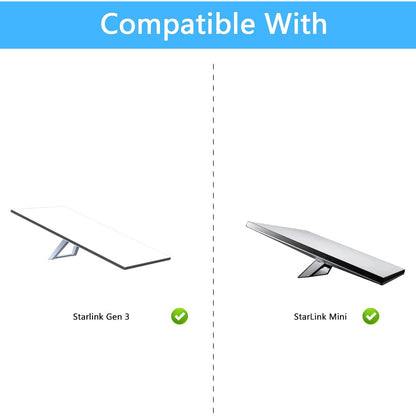 Suport pentru antena Starlink Gen 3/V3 si Starlink Mini, rotire 360° si inclinare 90°, reglabil pentru perete si acoperis, aluminiu rezistent la coroziune si intemperii, kit montaj complet cu suruburi, fixare stabila, gri