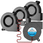 Set 4 motor 24V pentru imprimanta 3D, cu rulment hidraulic, Brushless, 50 x 15 mm, racire turbo, cu conductor de 1 m si conector cu 2 pini, Winsinn 5015