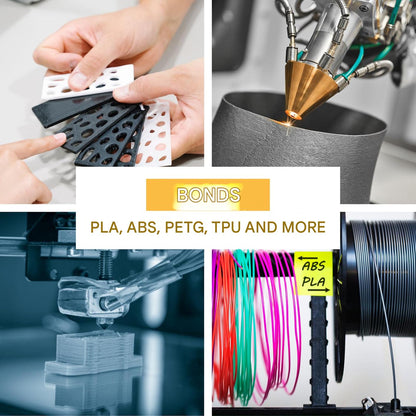 Gel Super Glue extra puternic Kraftprotz pentru imprimare 3D – 50 g, XXL, transparent, rezistent la caldura si impermeabil, varf anti-uscare, compatibil cu PLA, ABS, PETG, TPU si accesorii 3D
