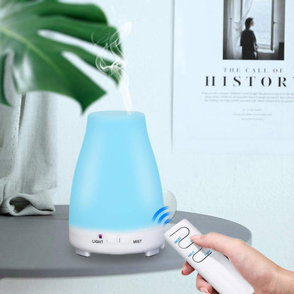 Difuzor Aroma Terapie cu telecomanda de Uleiuri Esentiale , Ultrasonic , Umidificator 200 ml