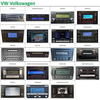 Adaptor Bluetooth pentru radio VAG, conexiune Quadlock, compatibil Volkswagen, Audi, Seat, Skoda, sunet de calitate CD, conectare smartphone automata, instalare usoara