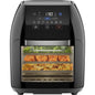 Friteuza Chefman cu aer cald, 10L, 1800 W, 17 optiuni presetate, cu ecran digital, rotisor inclus, deshidrator, convectie rapida, oprire automata, fereastra mare de vizualizare, accesorii din otel inoxidabil, gatit sanatos
