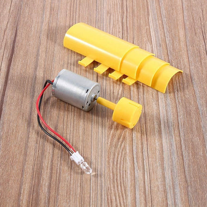 Turbina eoliana mini, generator eolian vertical de energie, 0.55W, 0.01V-5.5V, pentru jucarii, experimente DIY, model de predare