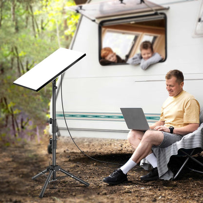 Suport pentru antena Starlink Gen 3 cu trepied reglabil 90–180°, inaltime 134 cm, otel inoxidabil, ultra-stabil cu tarusi, portabil pentru camping, curte si calatorii