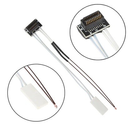 Set 2 incalzitoare ceramice si termistori pentru imprimanta 3D Bambu Lab P1P/P1S – termistor ceramic incalzire 24V 48W si senzor temperatura, compatibil PLA/ABS/PETG, performanta stabila si fiabila