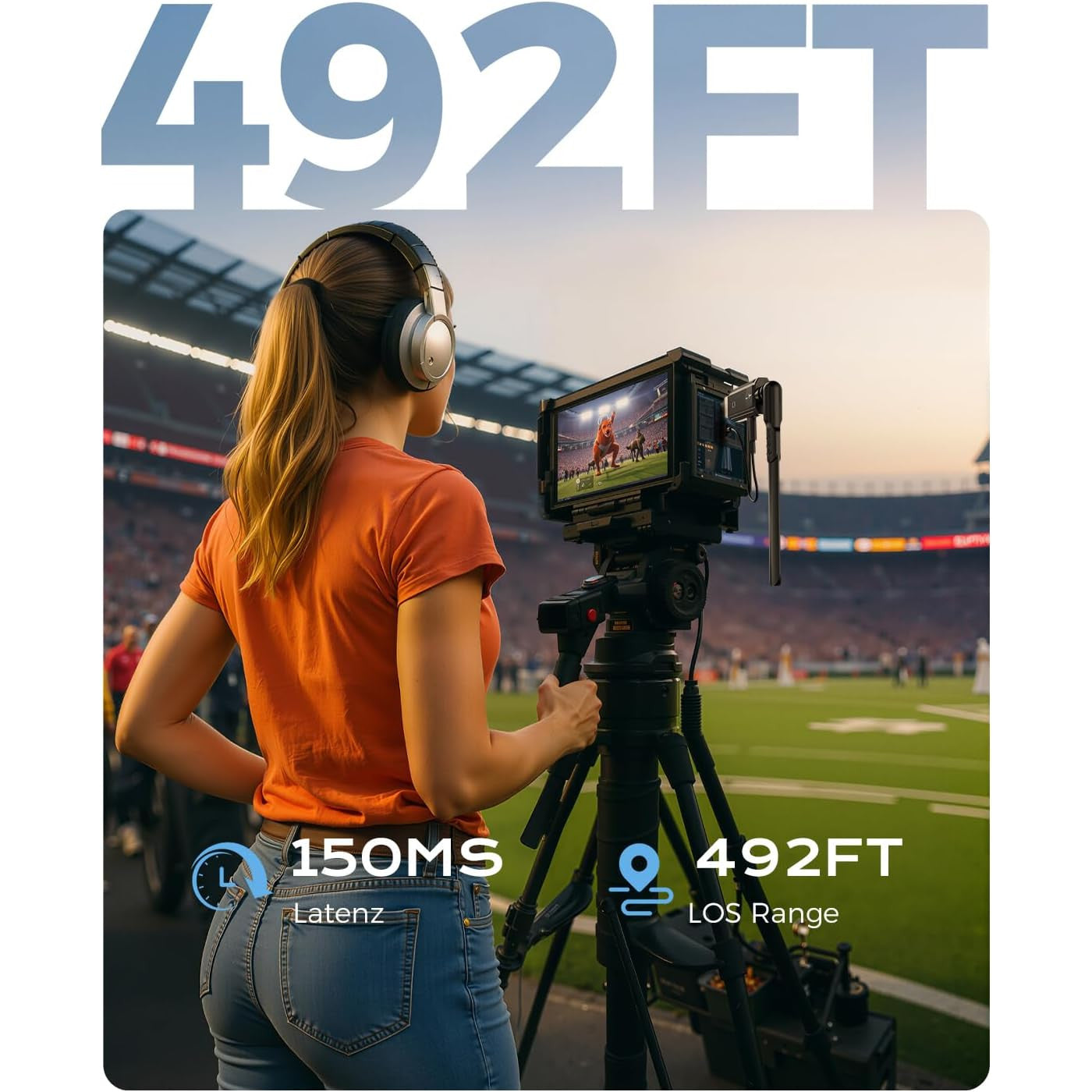 Transmitator HDMI Wireless 5G cu 4 receptoare, extensibil pana la 6 RX, 150m, 4K decodare, Full HD 1080p 60Hz, Plug & Play, pentru Laptop, PC, TV, proiector, camera