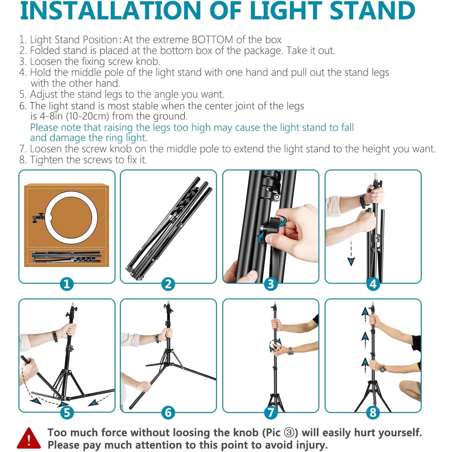 Set lampa circulara LED ring light 18 inch 55W 5500K, dimabil 1-100% cu trepied reglabil, filtre de culoare portocaliu si alb, suport telefon, adaptor cap trepied, telecomanda Bluetooth