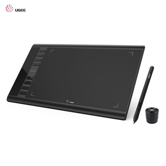 Tableta grafica Ugee M708, Stilou pasiv. Presiune 8192, 266RPS, 10" x 6", Negru