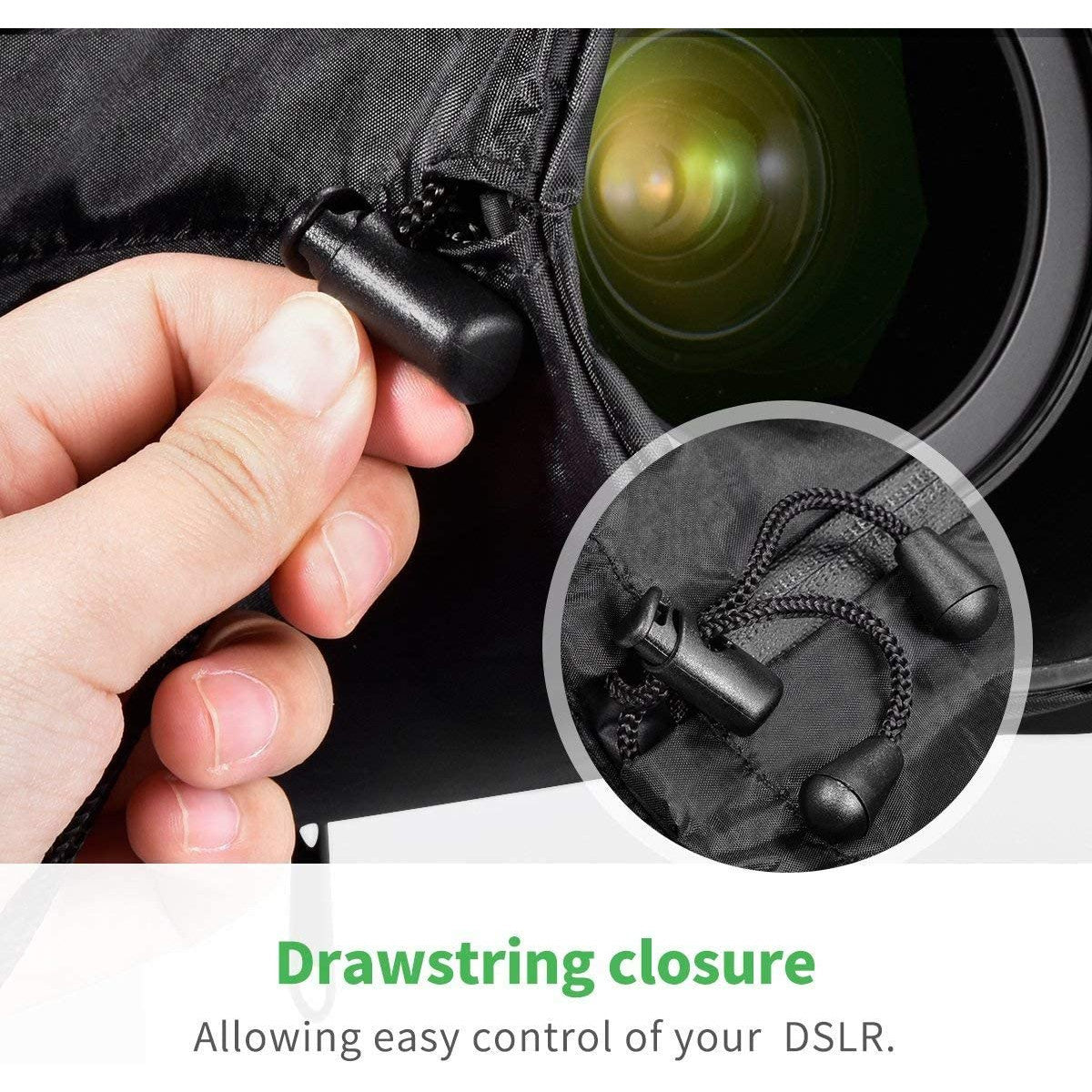 Husa impermeabila anti ploaie, pelerina pentru Canon, Nikon, Sony, Pentax si alte camere digitale SLR de dimensiuni mari