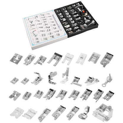 Set 32 picioruse de cusut, Universal, Accesorii pentru masina de cusut casnica