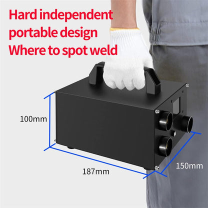 Aparat de sudura in puncte cu display LCD 1, 8 ", 250 niveluri reglabile, actionare prin pedala, condensator-SE-223, pentru banda de nichel 0, 1-0, 3 mm, negru