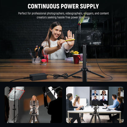 Set baterie dummy Neewer EN-EL25 cu adaptor AC, 370cm, pentru aparate foto compacte