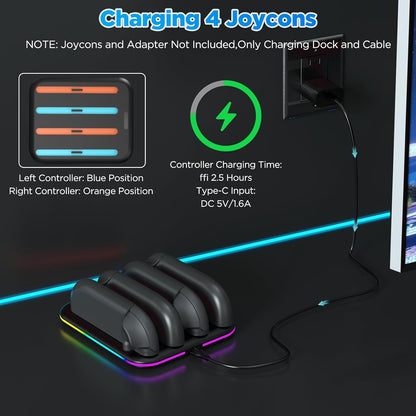 Set accesorii Yaskyly 15 in 1 pentru Nintendo Switch 2 – Geanta, husa protectie, folie ecran, suport, statie incarcare Joy-Con, husa transport si cutie pentru jocuri