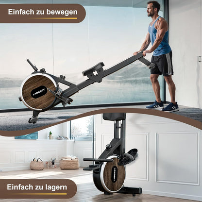 Aparat de vaslit magnetic LABGREY pliabil, Bluetooth, 8 niveluri rezistenta, ultra-silentios, stabil, capacitate 158 kg – pentru acasa