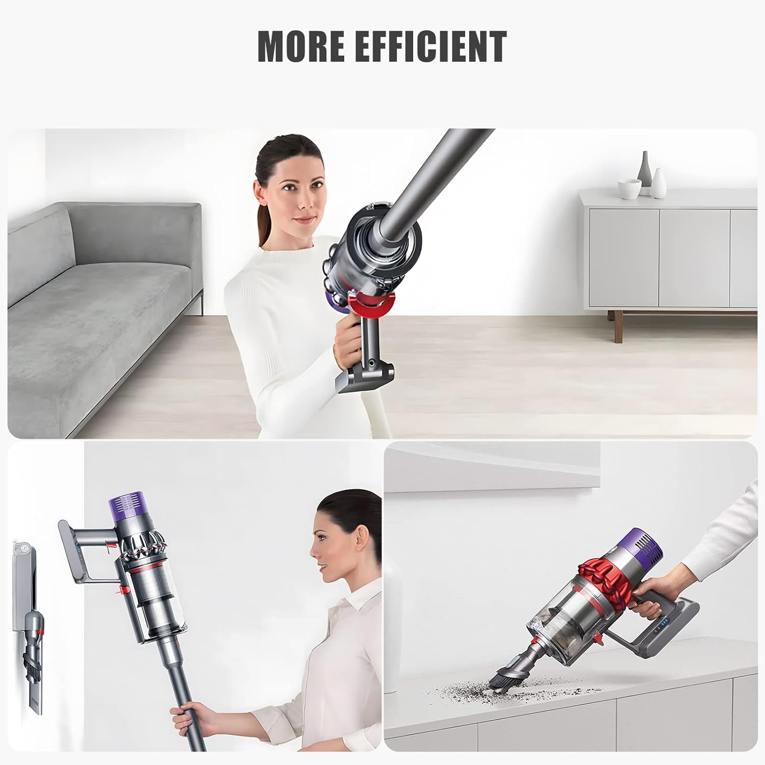 Acumulator 6000 mAh pentru Dyson V10, baterie compatibila cu Dyson V10 Motorhead, V10 Fluffy, V10 Animal, V10 Absolute, V10 Total Clean, V10 Carbon Fiber, V10 Vacuum, cu filtru inclus