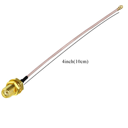 Set 5 cablu adaptor IPX la SMA, SMA tata la UFL/U.FL/IPX/IPEX, cablu coaxial RG178 de 30 cm pentru antena, modul GPS, extensie antena WiFi