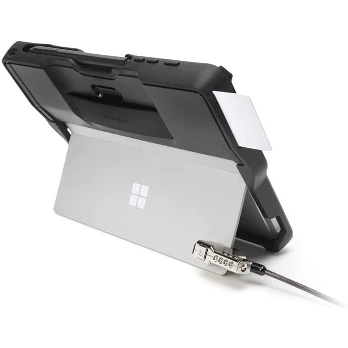 Husa dura pentru Surface GO, Surface GO 2, cu cititor carduri CAC smart, suport Pen, protectie cazaturi grad militar