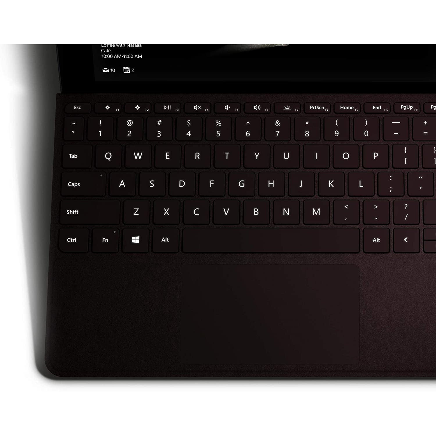 Tastatura Microsoft Surface Go Go 3 2021, Go 2 2020, Surface Go 2018 Type Cover, Visiniu (Burgundy)