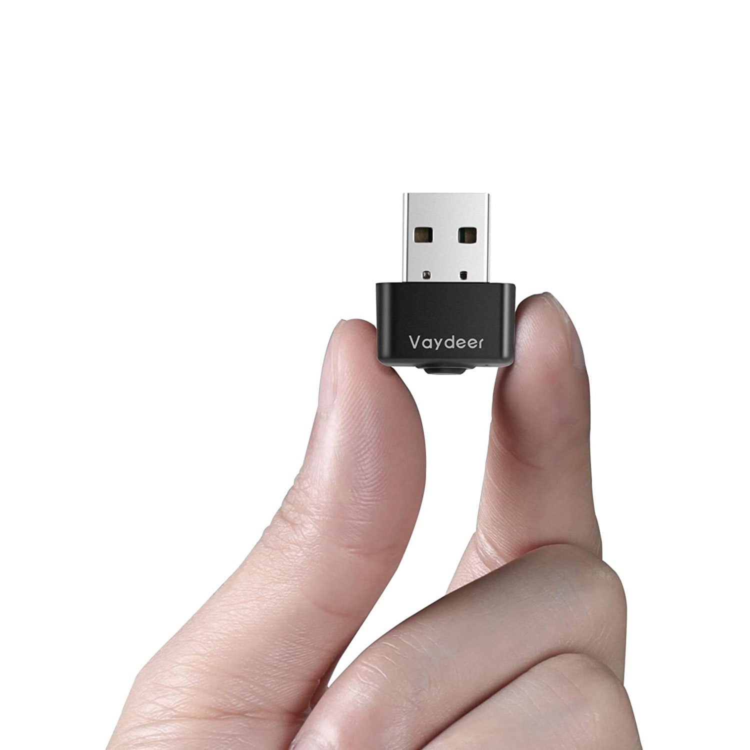 Mouse Jiggler mini Vaydeer, Plug and Play USB, cu buton pornire oprire, simuleaza miscarea mouse-ului, negru